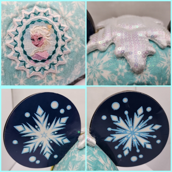 Disney Parks FROZEN Ears HAT • Elsa on 1 Side & Anna on the other • Adult Size - Picture 5 of 12